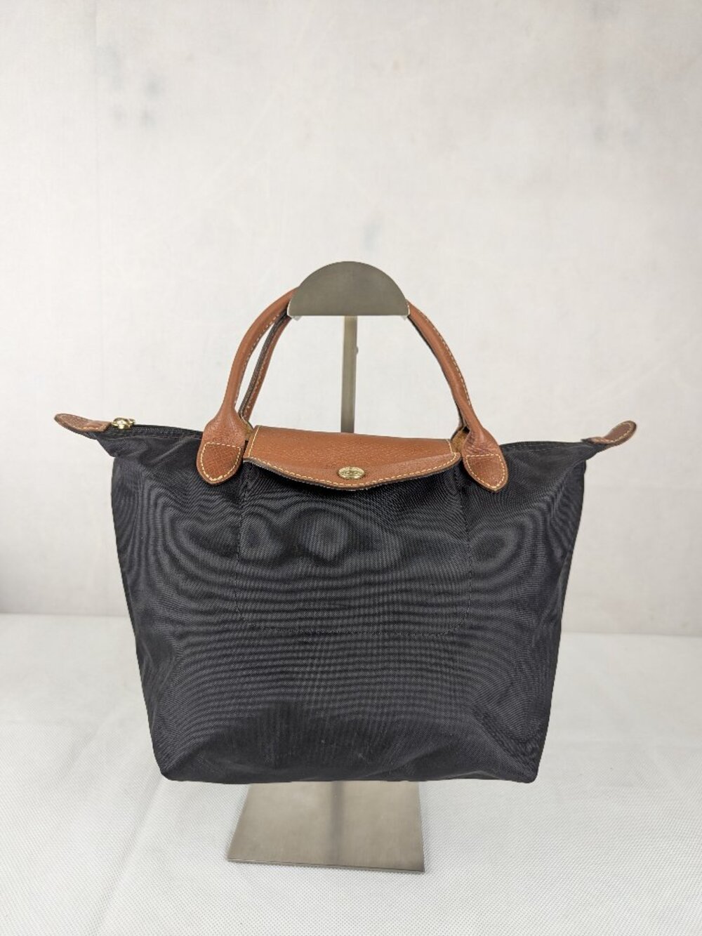 Pre-Loved Longchamp Le Pliage Nylon Tote Bag Black – Authentic – Ships Quickly